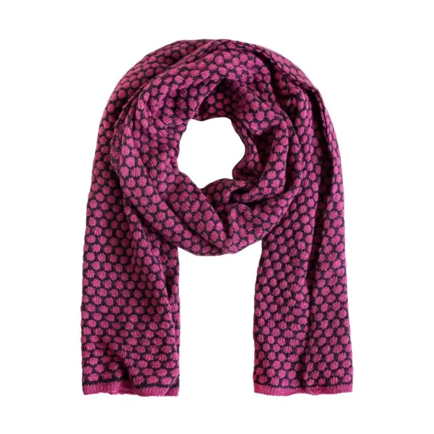 Echarpe laine Framboise