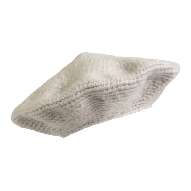 Béret laine Crème