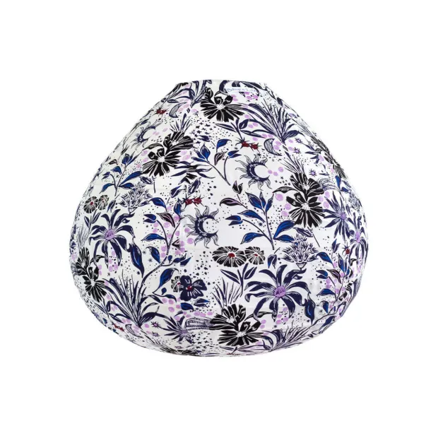 Lampion tissu boule japonaise goutte Petunia
