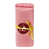 Coupon tissu petits pois rose - Bibop et Lula