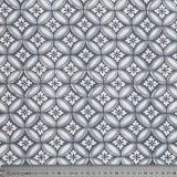 Coupon tissu azulejos gris - Bibop et Lula