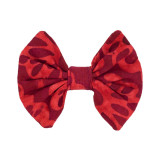 Barrette noeud papillon Flots rouge - Bibop et Lula