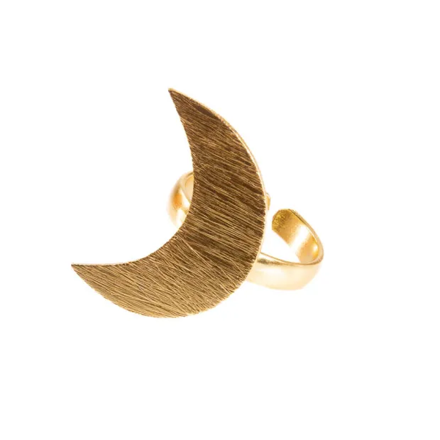 Bague laiton moon