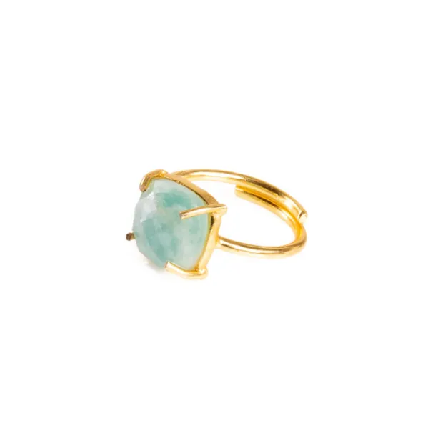 Bague laiton Aventurine