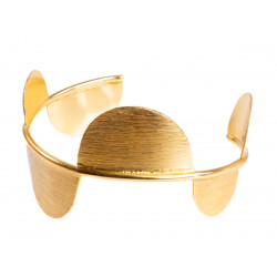 Jonc, bracelet laiton déstructuré - Bibop et Lula