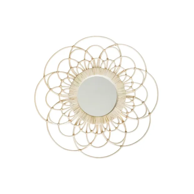 Miroir rotin Bali