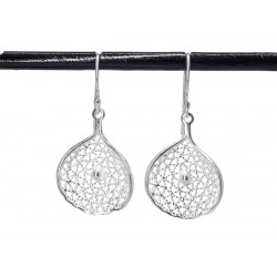 Boucles d'oreilles filigrane argent Demi - Bibop et Lula