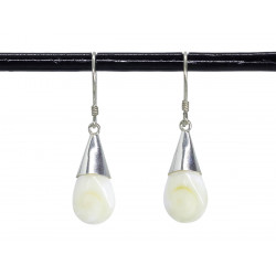 Boucles d'oreilles perle Nacre - Bibop et Lula