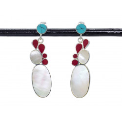 Boucles d'oreilles Art déco longue - Bibop et Lula