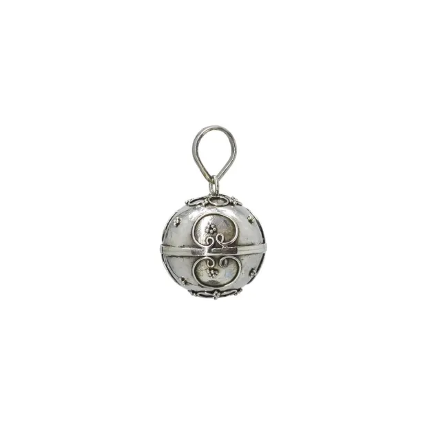 Bola argent Petit fleuri