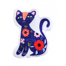 Coussin Chat bleu - Bibop et Lula