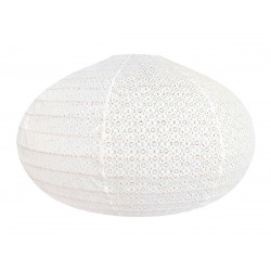 Lampion tissu boule japonaise ovale Haldia - Bibop et Lula