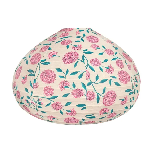 Lampion tissu boule japonaise goutte Akola