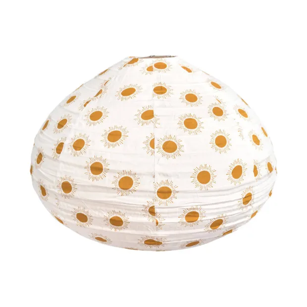 Lampion tissu boule japonaise goutte Bally