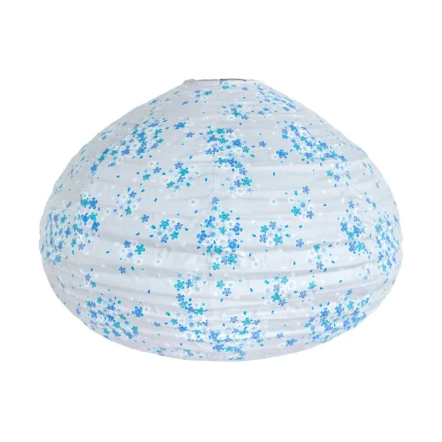 Lampion tissu boule japonaise goutte Dewas