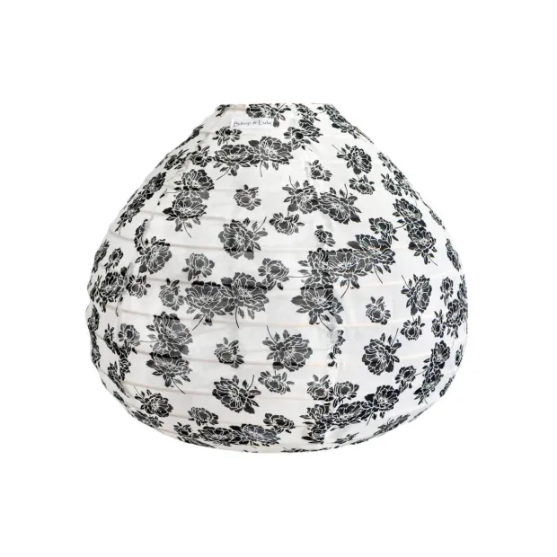 Lampion tissu boule japonaise goutte Loni