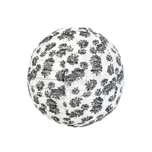 Lampion tissu boule japonaise rond Loni