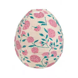 Lampion tissu boule japonaise oeuf Akola - Bibop et Lula