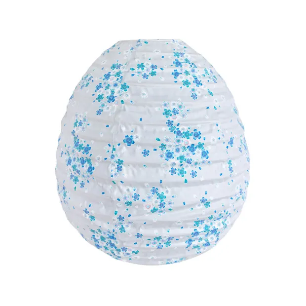 Lampion tissu boule japonaise oeuf Dewas