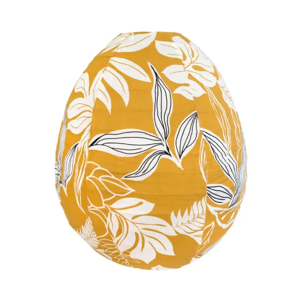 Lampion tissu boule japonaise oeuf Jammu