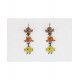 Boucles d'oreilles Poussin - Bibop et Lula