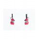 Boucles d'oreilles Mimi rose - Bibop et Lula