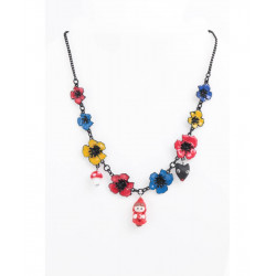 Collier chaperon rouge - Bibop et Lula