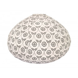 Lampion tissu boule japonaise grande goutte Black Tinta - Bibop et Lula