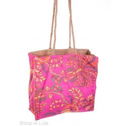 Sac cabas toile de jute Mau - Bibop et Lula