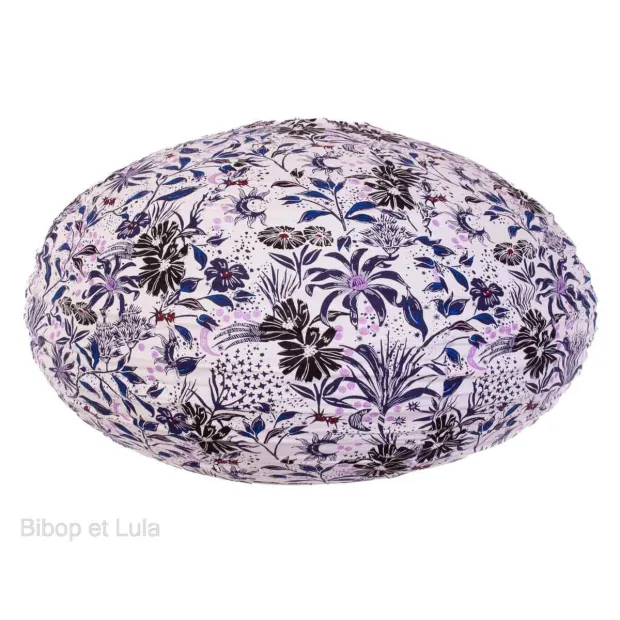 Lampion tissu boule japonaise ovale Petunia