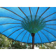 Parasol balinais toile coton bleu - Bibop et Lula