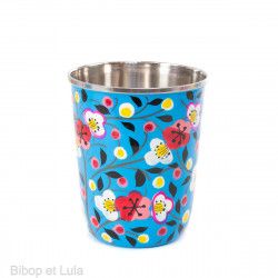 Verre inox peint à la main Deoria two - Bibop et Lula