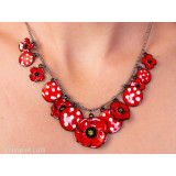 Collier Coquelicots - Bibop et Lula