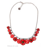 Collier Coquelicots - Bibop et Lula