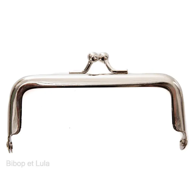 Fermoir argenté petit rectangle