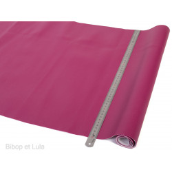 Tissu Simili cuir Prune - Bibop et Lula