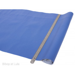 Tissu Simili cuir Indigo - Bibop et Lula