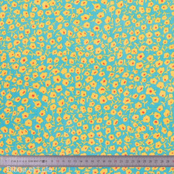 Tissu coton Billie jaune - Bibop et Lula