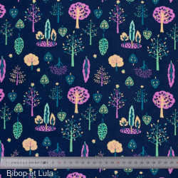 Tissu coton Lila - Bibop et Lula