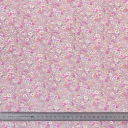 Tissu coton Myrtille rose - Bibop et Lula