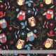 Coupon tissu Hiboux - Bibop et Lula
