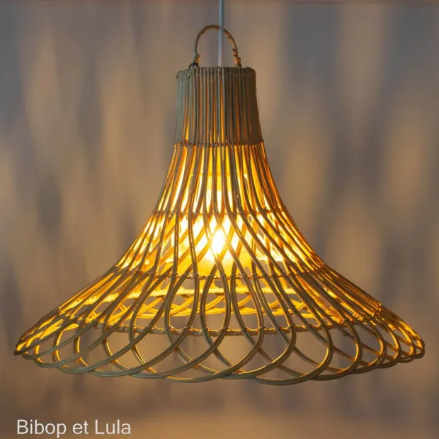 Suspension rotin Uma, 52 cm de diamètre