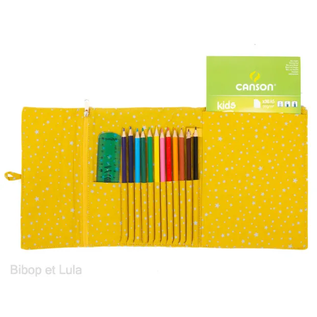 Pochette à dessin de voyage Croco