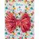 Barrette noeud papillon Ada pink - Bibop et Lula