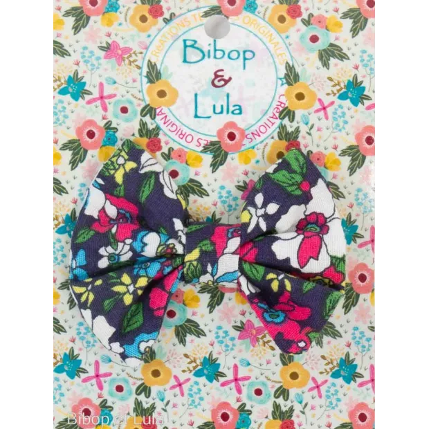 Barrette noeud papillon Eglantine
