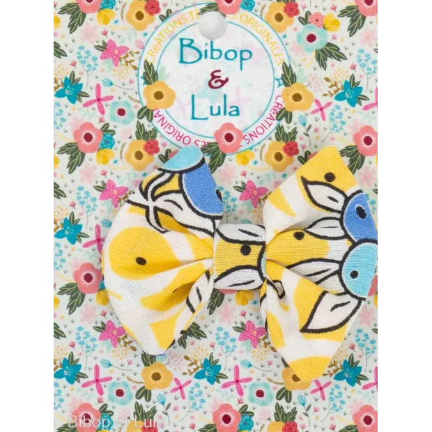 Barrette noeud papillon Lemon-tree