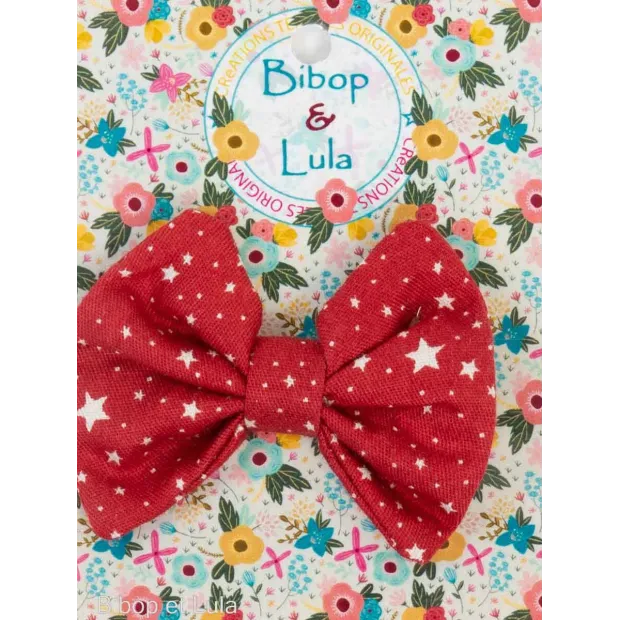 Barrette noeud papillon Stars