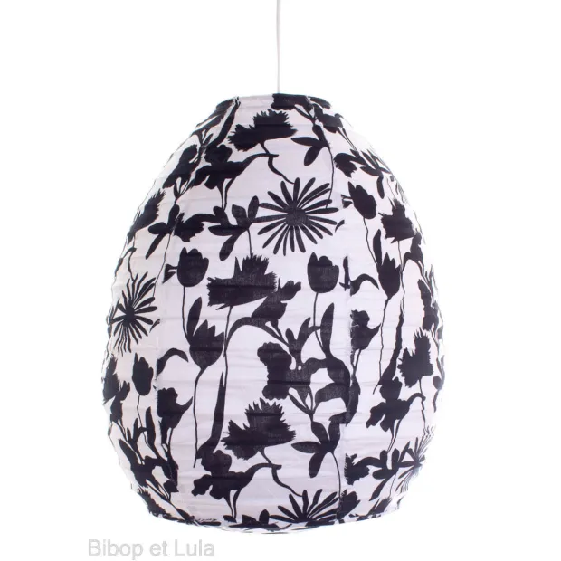Lampion tissu boule japonaise ruche Debby
