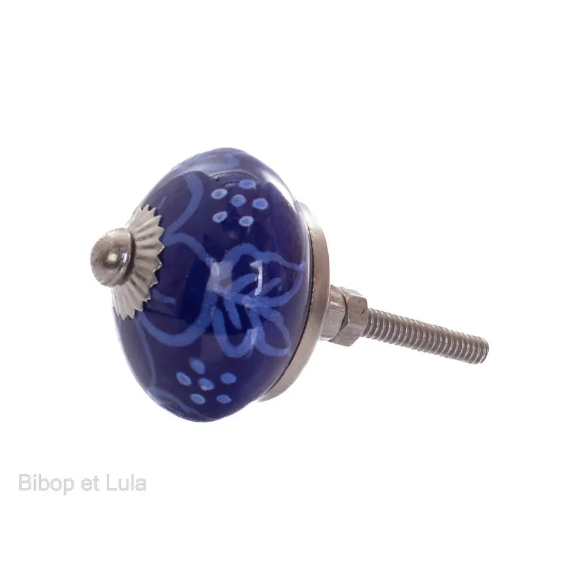 Lot De 10 Boutons En Résine Bleue - Diamètre 22mm - Pour Vêtements, Coupe-Vent, DIY - 12