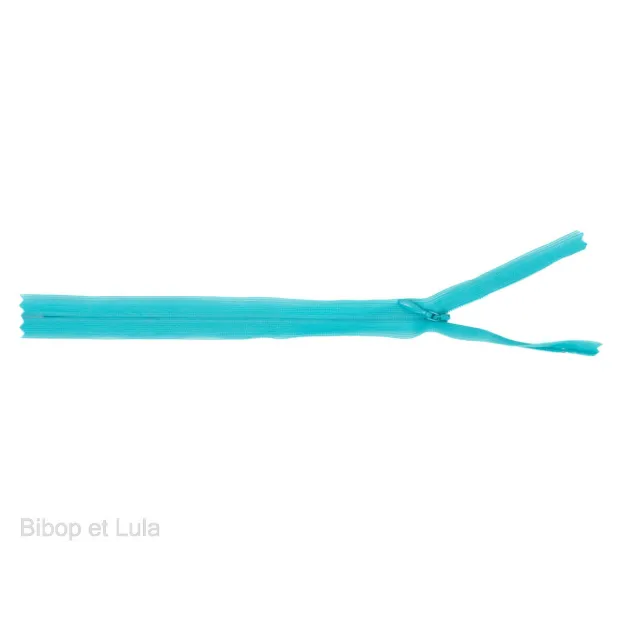 Fermeture éclair invisible Turquoise